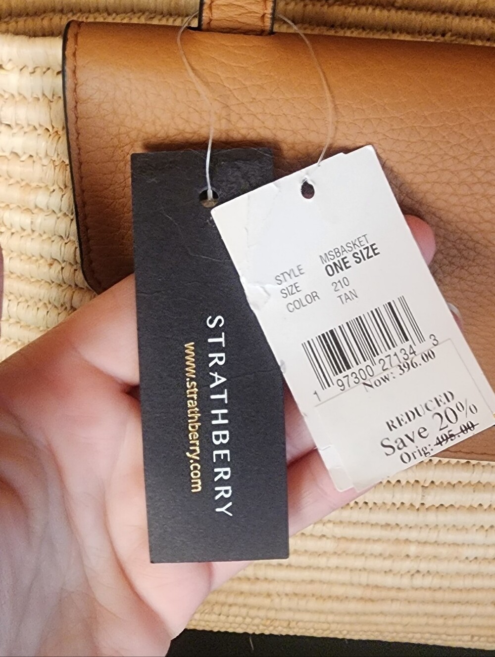 NWT Strathberry Medium Basket Shoulder Bag - Picture 2 of 10